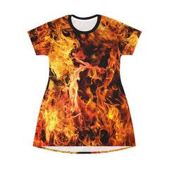 Fire T-Shirt Dress