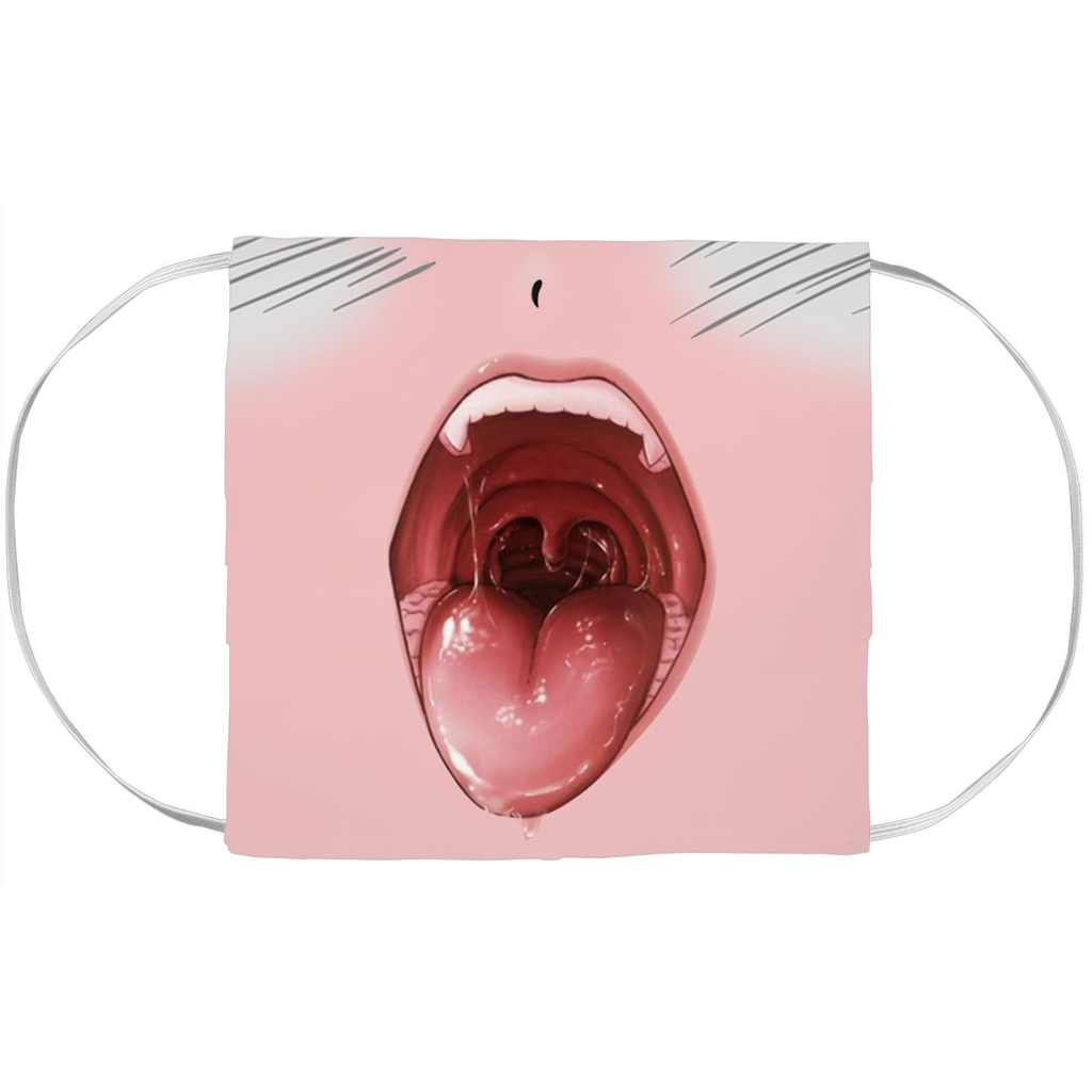 Realistic Sexy Open Mouth Ahegao Face Mask Cover – UwU