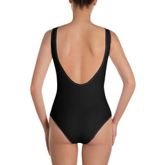 XANAX Black One-Piece Swimsuit