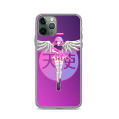 Neon Angel iPhone Case