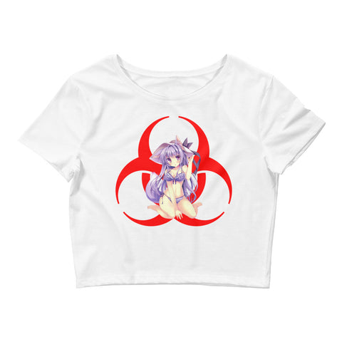 Biohazard Anime Girl Crop Tee