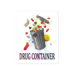 DRUG CONTAINER stickers