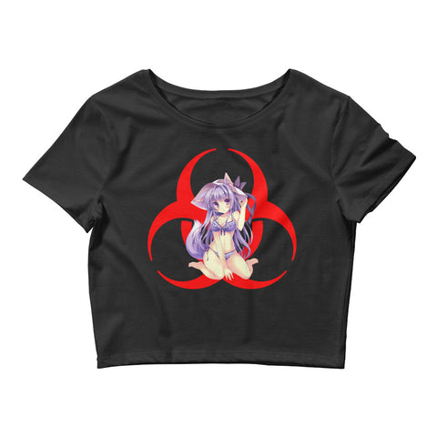 Biohazard Anime Girl Crop Tee